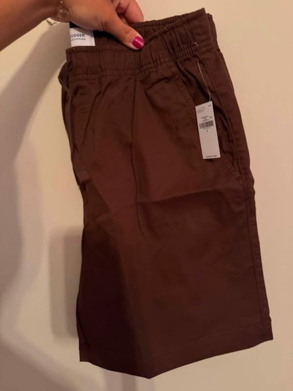 Old Navy Men's Brown Elastic-Waist Shorts